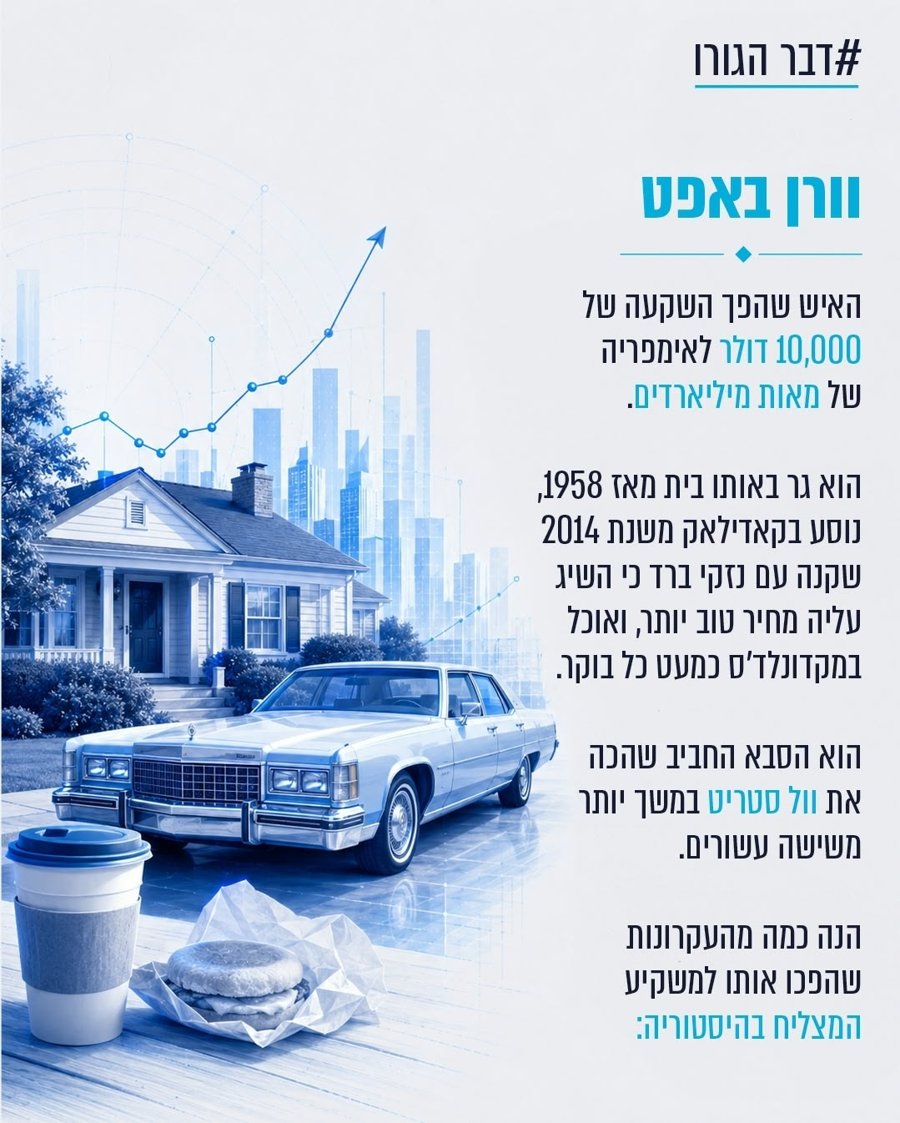 שקף מסדרת דבר הגורו: וורן באפט
